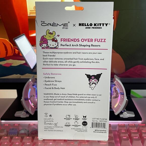 The Creme Shop Sanrio Hello Kitty Friends Razors Over Fuzz Perfect Arch Shaping - Picture 6 of 9